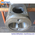 Twin screw barrel for Bandera extrusion Italy machine